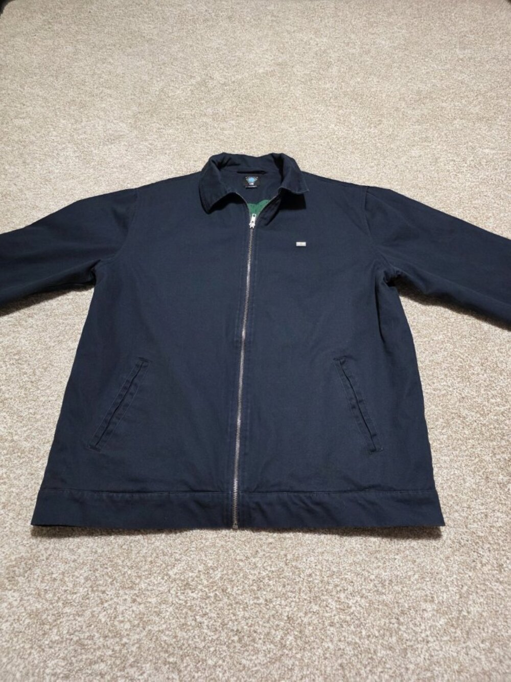 Vintage Four Star Men’s Blue Utility Full Zip Jacket Size XL